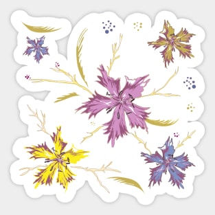 Flowers in autumn Sticker